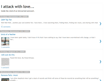 Tablet Screenshot of iattackwithlove.blogspot.com