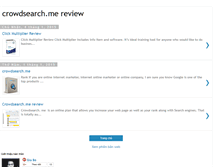Tablet Screenshot of crowdsearchmereviews.blogspot.com