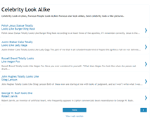 Tablet Screenshot of lookalikecelebrity.blogspot.com