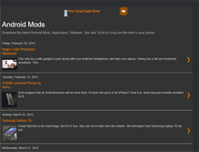 Tablet Screenshot of androidmods.blogspot.com