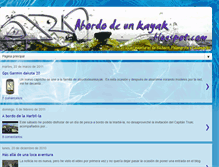 Tablet Screenshot of abordodeunkayak.blogspot.com