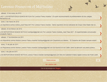 Tablet Screenshot of lorenzofrancoenelmatutinovirtual.blogspot.com