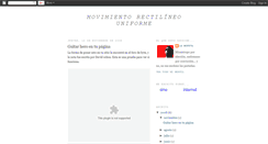 Desktop Screenshot of movimientorectilineouniforme.blogspot.com