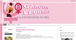 Desktop Screenshot of garotasleoninas.blogspot.com