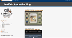 Desktop Screenshot of bradfieldproperties.blogspot.com
