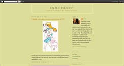 Desktop Screenshot of emilyjhewitt.blogspot.com