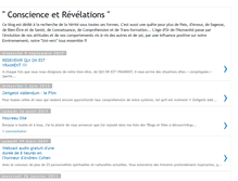 Tablet Screenshot of conscienceetrevelations.blogspot.com