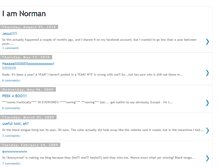Tablet Screenshot of iamnorman.blogspot.com