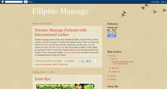 Desktop Screenshot of filipino-massage.blogspot.com