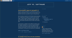 Desktop Screenshot of jeffvssoftware.blogspot.com