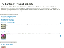 Tablet Screenshot of irksanddelights.blogspot.com