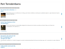 Tablet Screenshot of porttorredembarra.blogspot.com