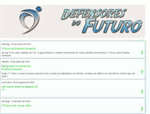 Tablet Screenshot of defensoresdofuturo.blogspot.com