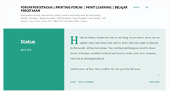 Desktop Screenshot of forum-percetakan.blogspot.com