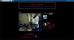 Desktop Screenshot of fani-fashion.blogspot.com