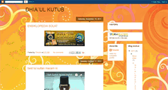 Desktop Screenshot of dhiaulkutub.blogspot.com
