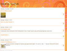 Tablet Screenshot of dhiaulkutub.blogspot.com