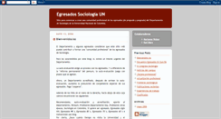 Desktop Screenshot of egresadossociologiaun.blogspot.com