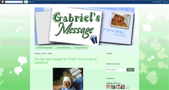 Desktop Screenshot of gabrielsmessagelives.blogspot.com