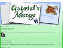 Tablet Screenshot of gabrielsmessagelives.blogspot.com