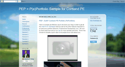 Desktop Screenshot of eportfoliocortland.blogspot.com