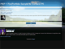 Tablet Screenshot of eportfoliocortland.blogspot.com