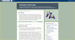 Desktop Screenshot of elementarydrama.blogspot.com