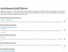 Tablet Screenshot of kentisbearecoltsfootball.blogspot.com