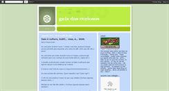 Desktop Screenshot of guia-dos-curiosos.blogspot.com