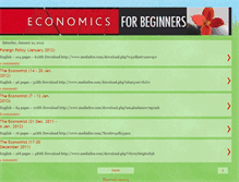 Tablet Screenshot of economics4beginners.blogspot.com