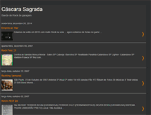 Tablet Screenshot of cascarasagrada.blogspot.com