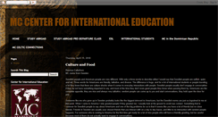 Desktop Screenshot of centerforinternationaleducation.blogspot.com