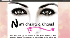 Desktop Screenshot of naticheiraachanel.blogspot.com