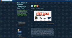 Desktop Screenshot of eastmillcreekeyewear.blogspot.com