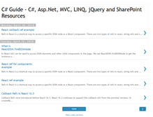 Tablet Screenshot of csharp-guide.blogspot.com