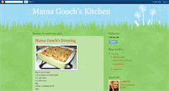 Desktop Screenshot of mamagoochskitchen.blogspot.com