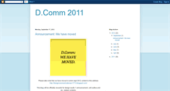 Desktop Screenshot of designcomm2011.blogspot.com