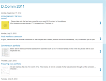 Tablet Screenshot of designcomm2011.blogspot.com