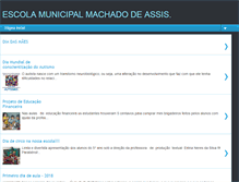 Tablet Screenshot of escolamachadodeassispolo.blogspot.com