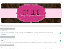 Tablet Screenshot of mylifeneverythinginbetween.blogspot.com