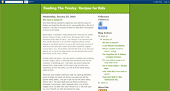 Desktop Screenshot of feedingthefinicky.blogspot.com