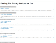 Tablet Screenshot of feedingthefinicky.blogspot.com