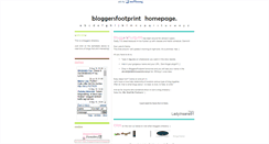 Desktop Screenshot of bloggersfootprint.blogspot.com