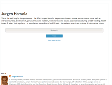 Tablet Screenshot of jurgenhomola.blogspot.com