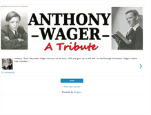 Tablet Screenshot of anthonywager.blogspot.com
