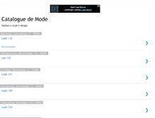 Tablet Screenshot of cataloguedemode.blogspot.com