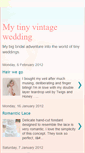 Mobile Screenshot of mytinyvintagewedding.blogspot.com