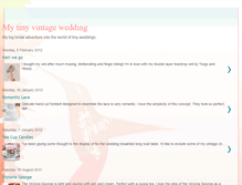 Tablet Screenshot of mytinyvintagewedding.blogspot.com
