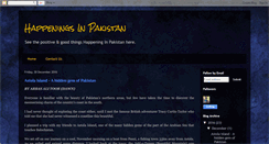 Desktop Screenshot of happeningsinpakistan.blogspot.com