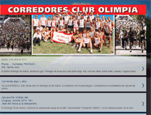 Tablet Screenshot of corredoresclubolimpia.blogspot.com